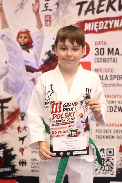 Sukces naszych taekwondzistów w Wieluniu