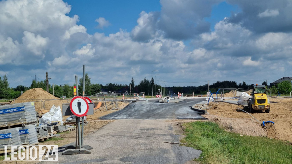Wieliszew: Rondo przy Przedpełskiego nabrało kształtów