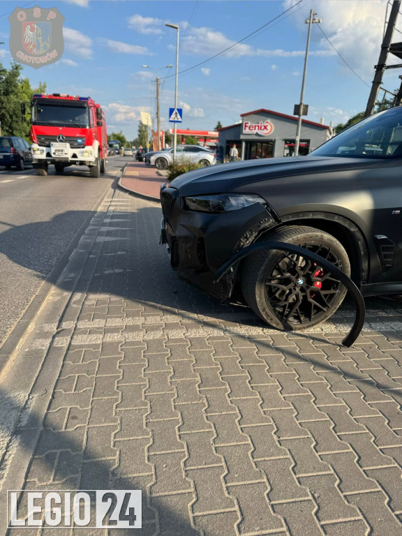 Chotomów: Kolizja z udziałem motocyklisty