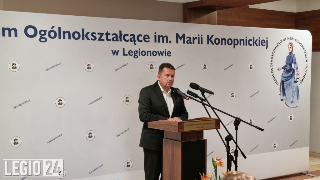 Wicepremier Gawkowski z wizytą w LO im. Konopnickiej