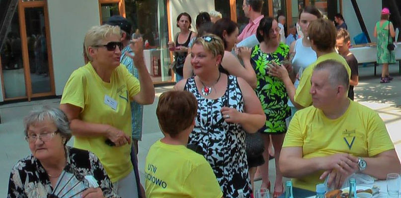 Seniorzy z Uniwersytetu Trzeciego Wieku w niemieckim Lingen