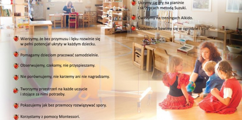 Nowe przedszkole Montessori na granicy Warszawy i Jabłonny