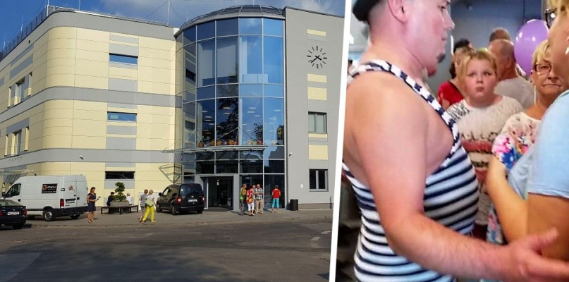 Otwarcie dworca: Blokowali przejście, aby ludzie wysłuchali przemówień polityków?