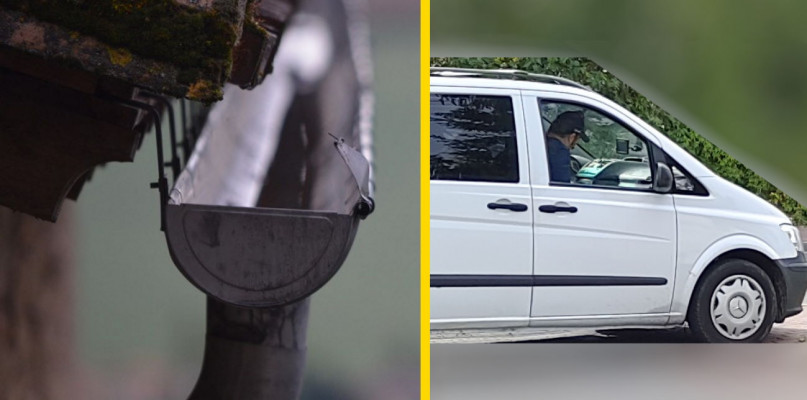 W Łajskach pojawili się oszuści 'na rynnę'