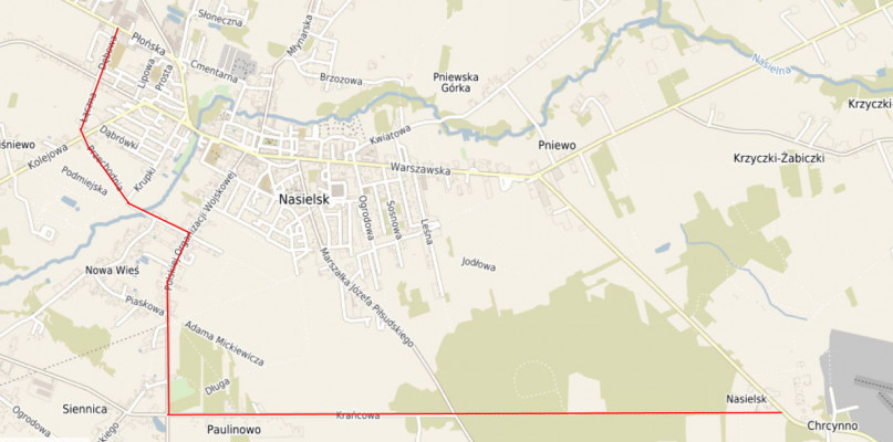 Grafika: Legio24.pl / Mapa: nasielsk.e-mapa.net