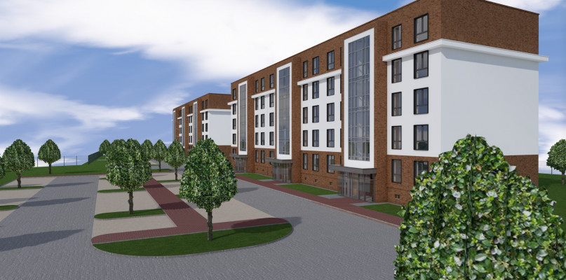 Wizualizacja nowych bloków na os. Piaski w Legionowie, fot. AMW/builderpolska.pl