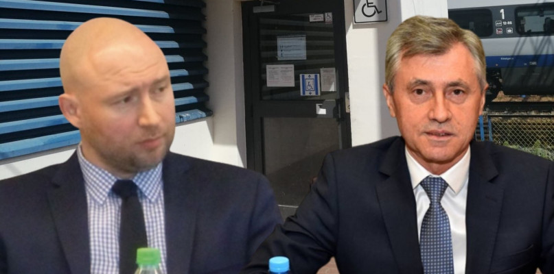 Od lewej: wiceprezydent Legionowa M. Pawlak i radny NMNS Mirosław Grabowski, fot. Stowarzyszenie Nasze Miasto Nasze Sprawy
