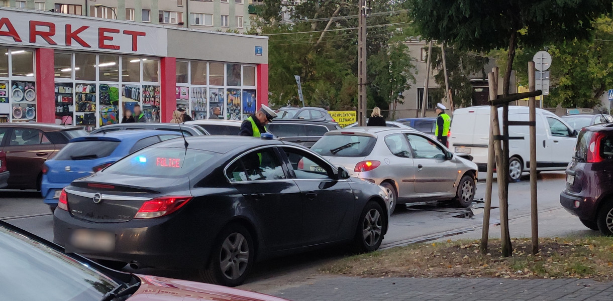 Środowa kolizja na ul. Jagiellońskiej w Legionowie, fot. K. Drążdżewski