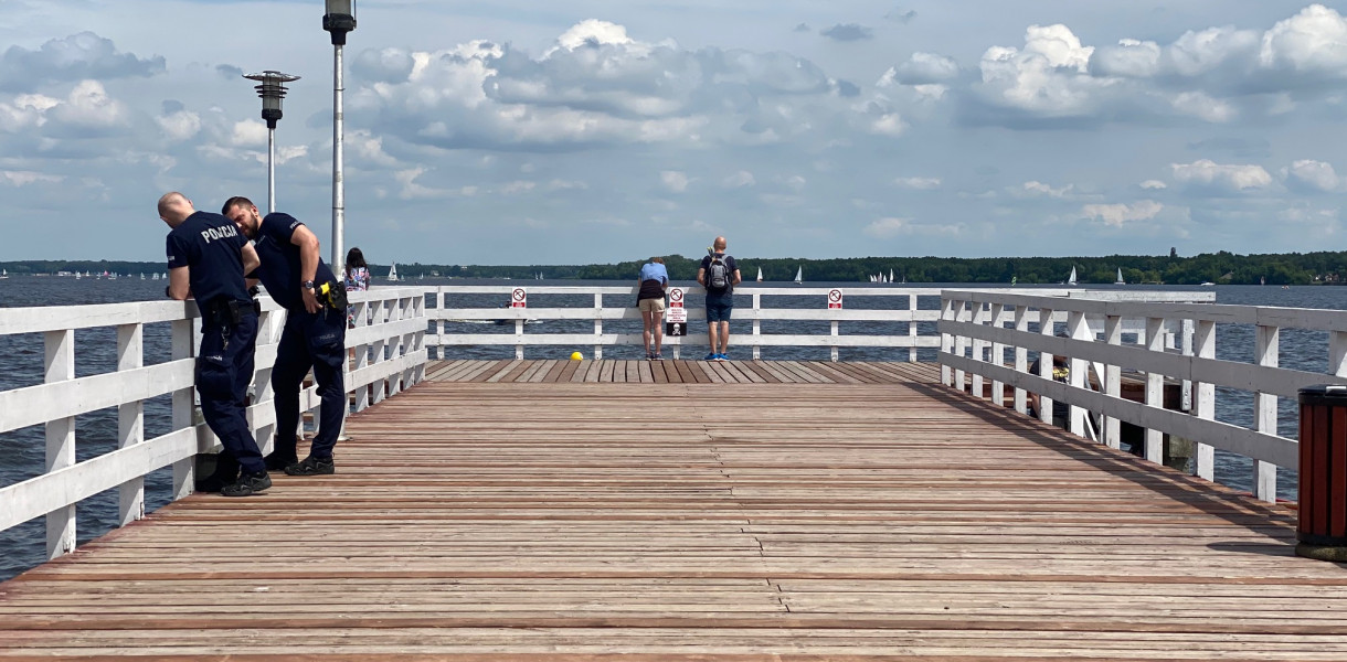 Molo spacerowe przy Dzikiej Plaży w Nieporęcie, fot. UG Nieporęt