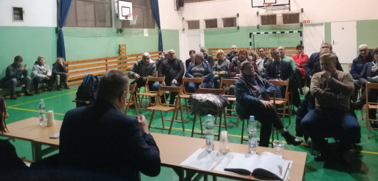 Spotkanie mieszkańców ws. budowy stacji przeładunkowej śmieci. Fot. Mirosław Grabowski