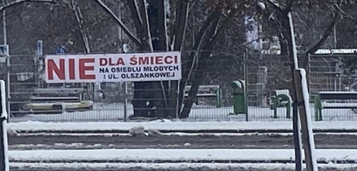 Mieszkańcy nie chcą śmieci przy Sikorskiego, fot. mieszkaniec, źródło profil radnego S. Traczyka