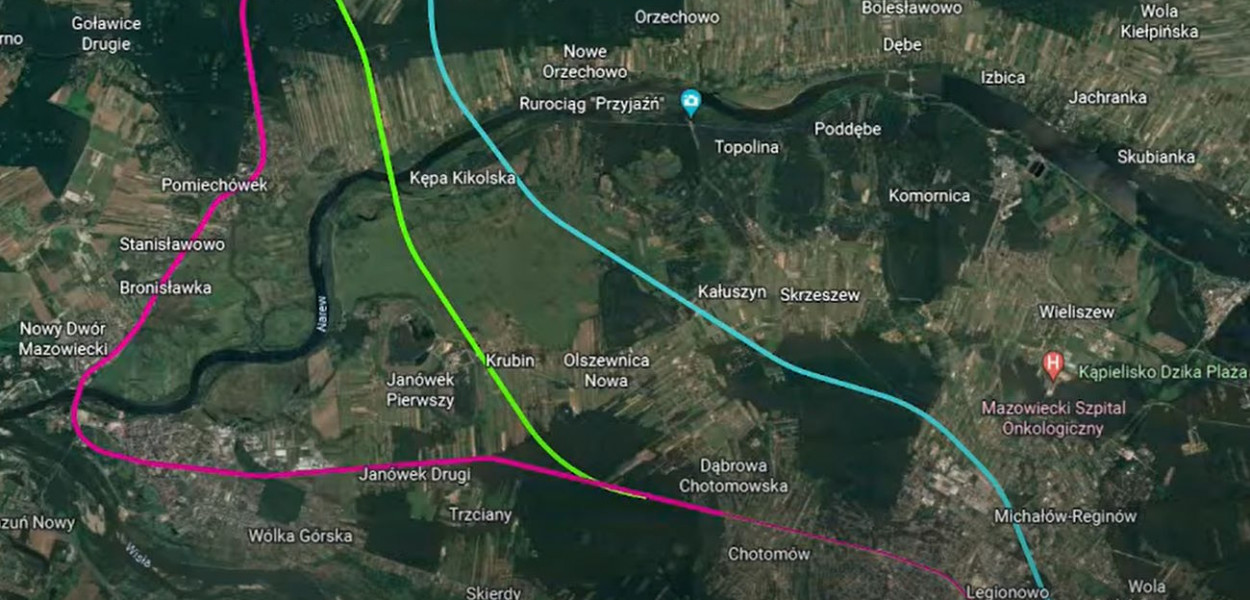 Nowa linia kolejowa do Nasielska. Nie ma dobrego rozwiązania