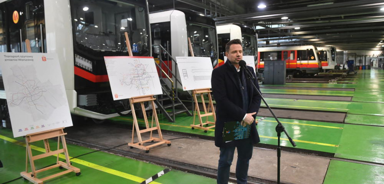Warszawa: 5 linii metra zakłada nowy plan rozbudowy transportu szynowego