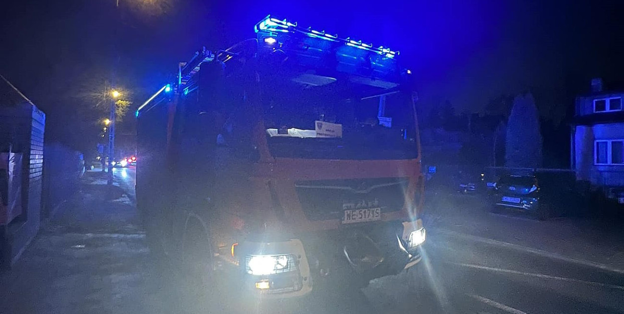 Czad ulatniał się z pieca gazowego. Na szczęście zadziałała czujka