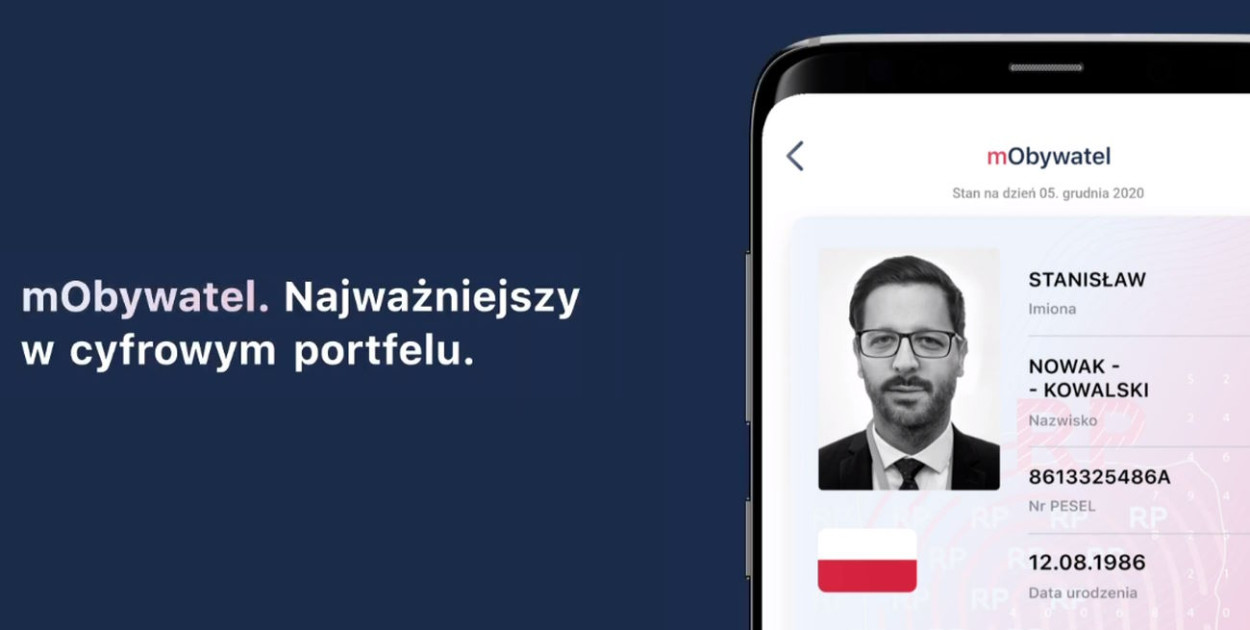 Dokumenty w aplikacji mObywatel będą traktowane na równi z tradycyjnymi