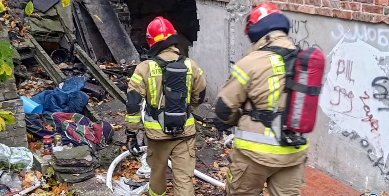 Pożar przy Kościuszki w Legionowie. Fot. fb / KP PSP Legionowo