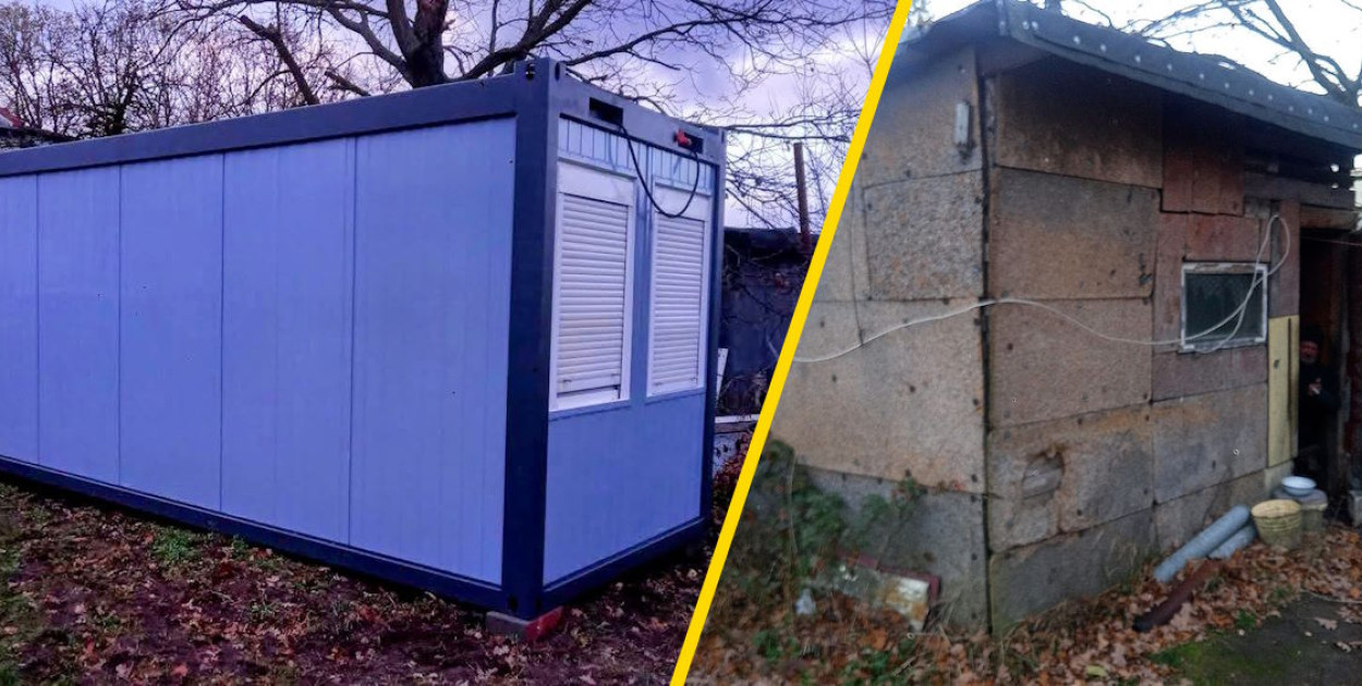 Wieliszew: Starszy mężczyzna mieszkał w drewnianej komórce. Pomogła gmina