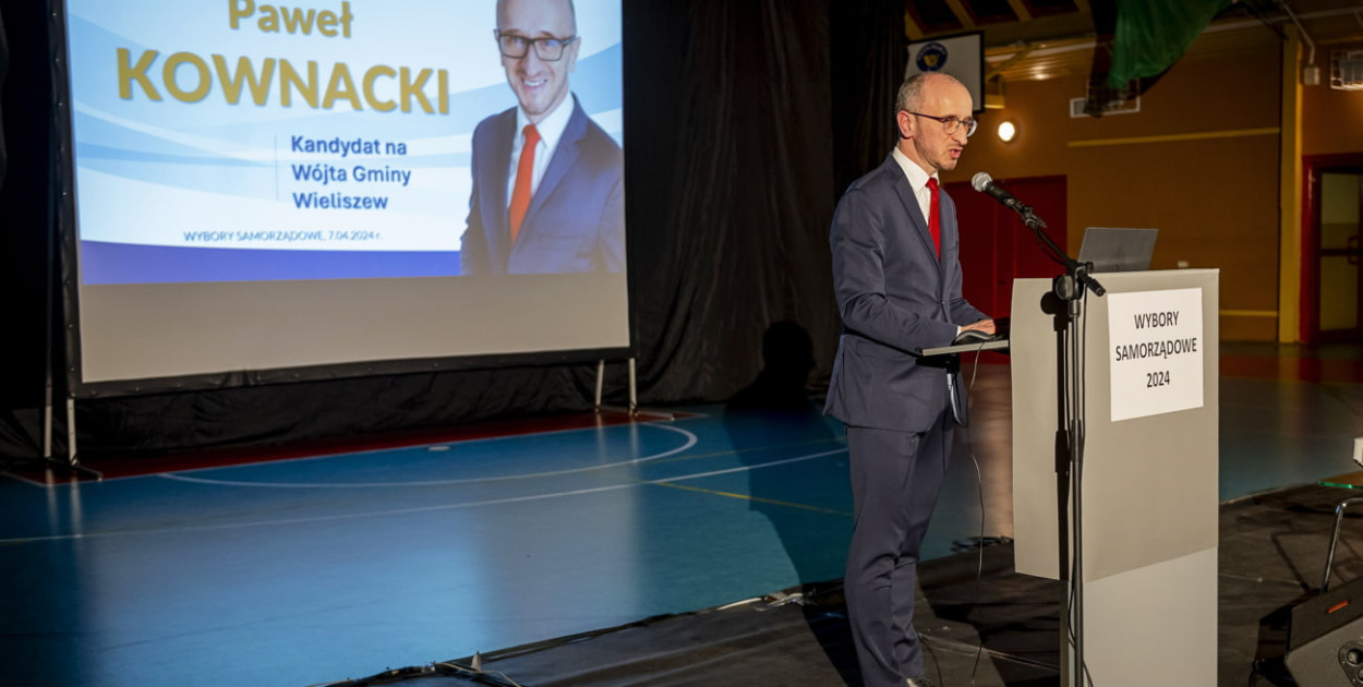 Wieliszew: Paweł Kownacki przedstawił swój program i kandydatów