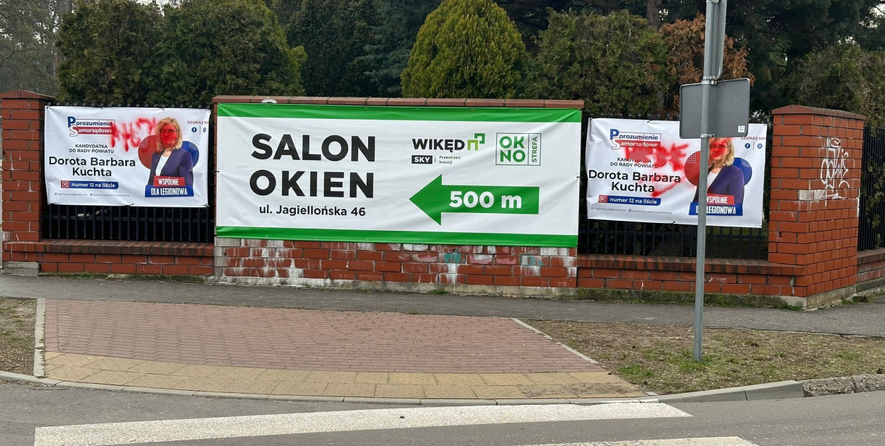 Legionowo: Kampania wyborcza wyzwala emocje. Niszczą banery