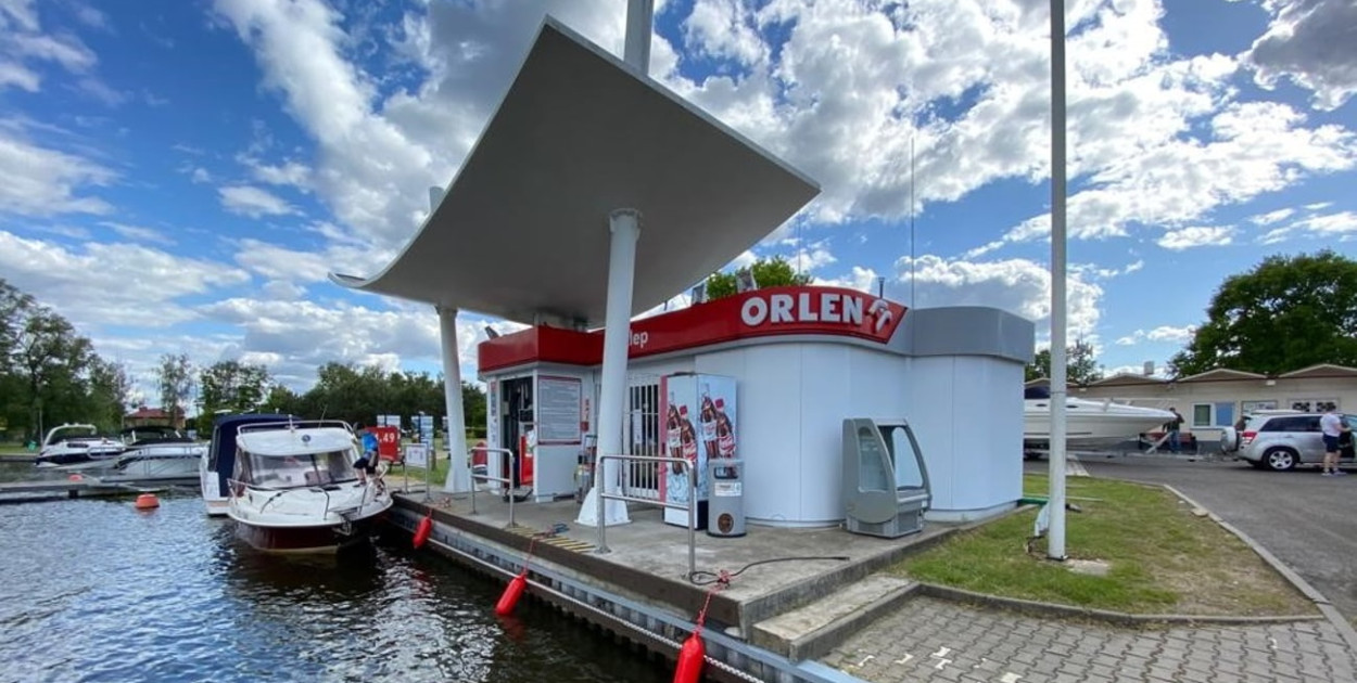 Wodna stacja Orlen w Nieporęcie. Fot. Orlen