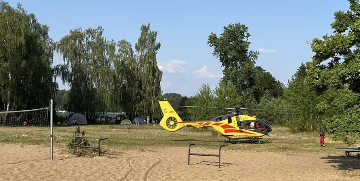 Interwencja służb w Wieliszewie. Fot. KP PSP Legionowo
