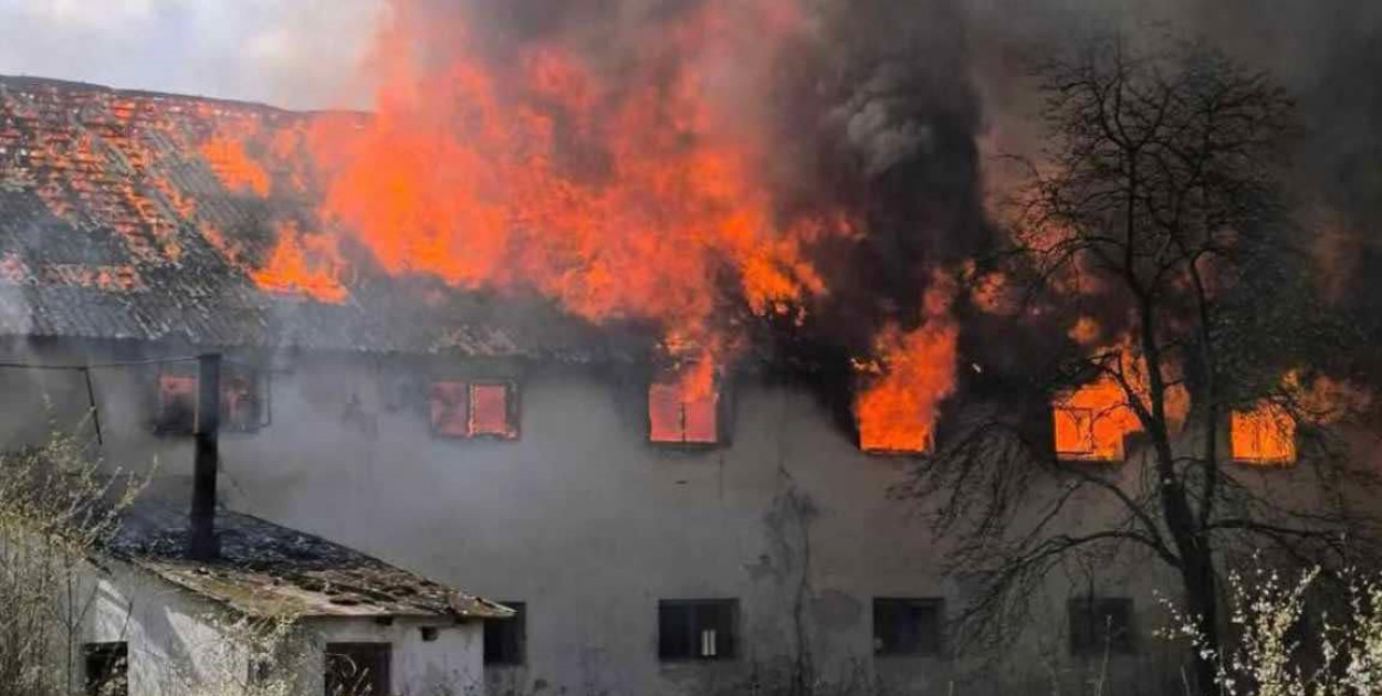 Pożar w Jabłonnie. Fot. KP PSP Legionowo