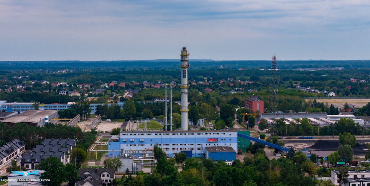 PEC Legionowo. Fot. Tomek Sobczyński / fb - Legionowo i okolice okiem Drona