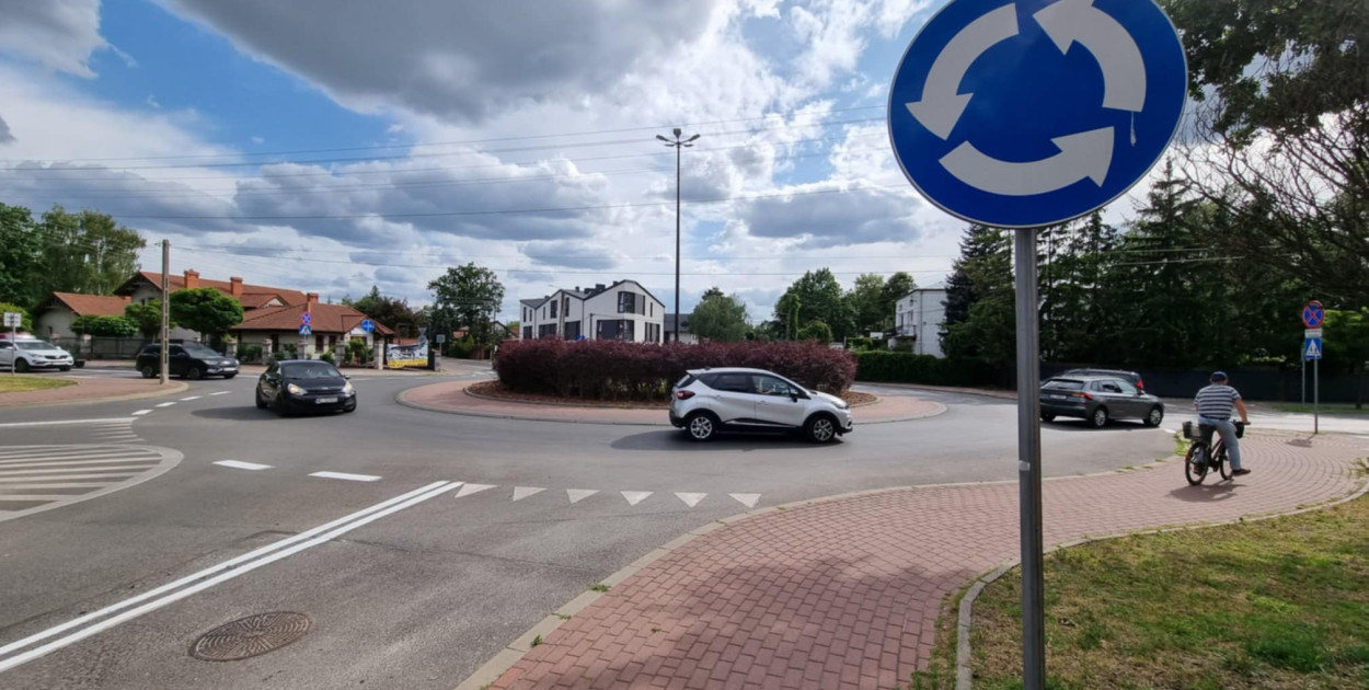 Skrzyżowanie Jagiellońskiej, Grottgera, Jasnogórskiej i Matejki w Legionowie. Fot. arch. Legio24.pl