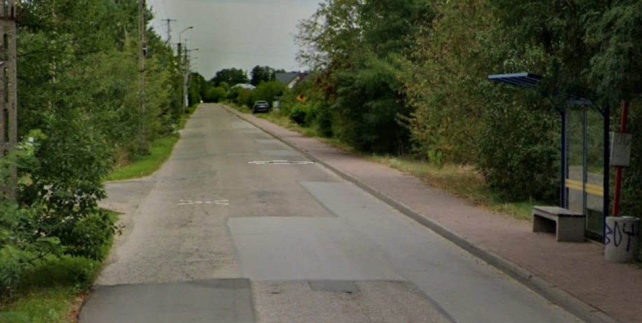 Ul. Szkolna w Skrzeszewie. Fot. Google Street View