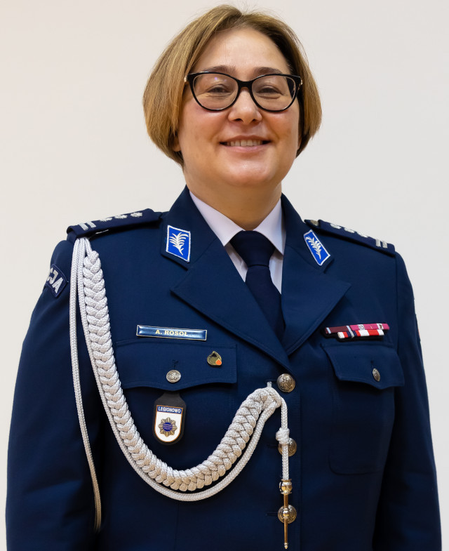 inspektor Anna Rosół. Fot. CSP Legionowo