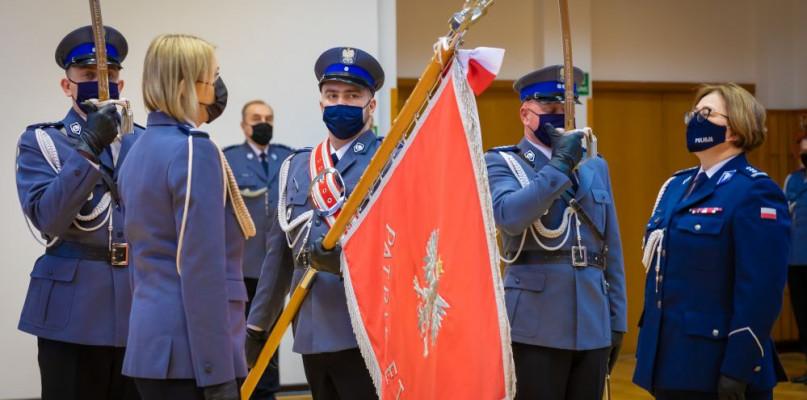 Uroczystość przekazania obowiązków na stanowisku Komendanta Centrum Szkolenia Policji w Legionowie. Fot. mł. asp. Robert Karyś