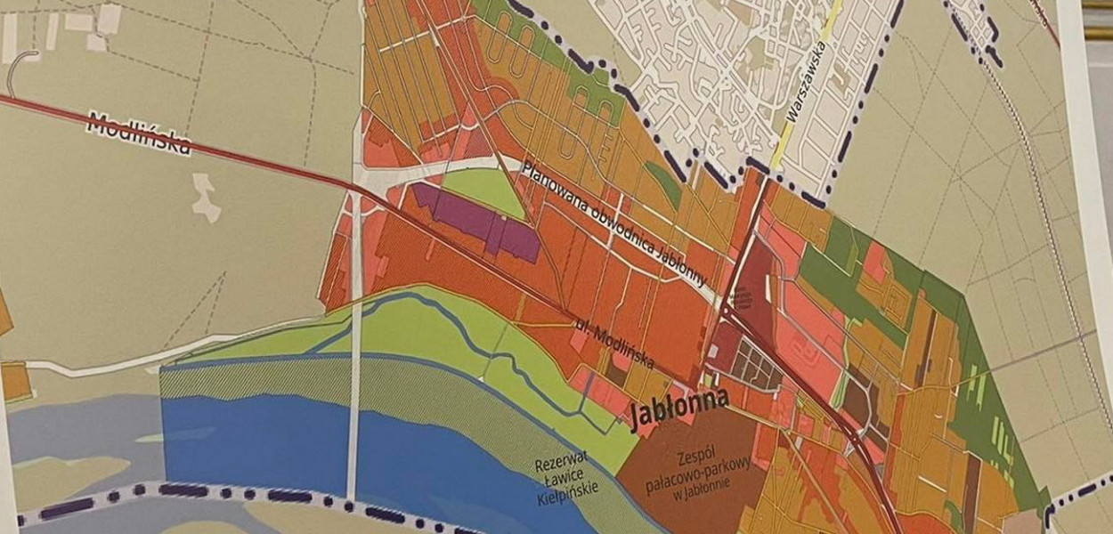 Będzie kolejny przetarg dotyczący wykonania dokumentacji na przedłużenie obwodnicy Jabłonny. Fot. MZDW