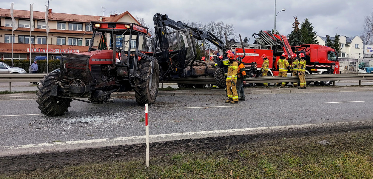 Wypadek w Jabłonnie, fot. Legio24.pl