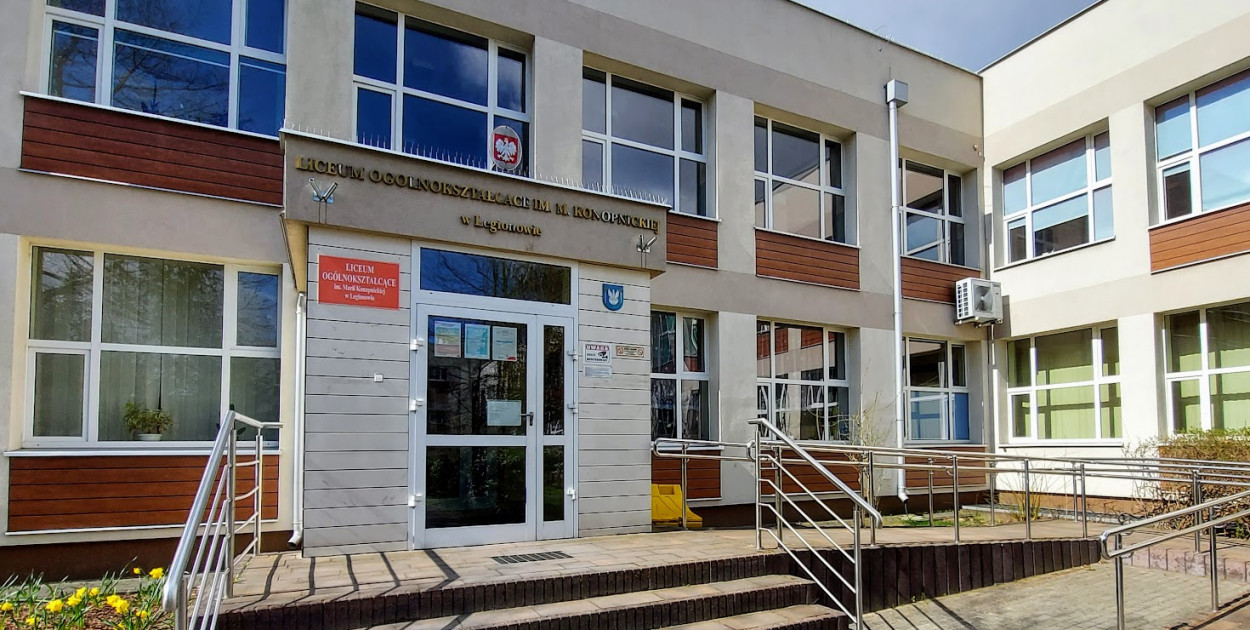Liceum Ogólnokształcące im. Marii Konopnickiej w Legionowie. Fot. arch. Legio24.pl