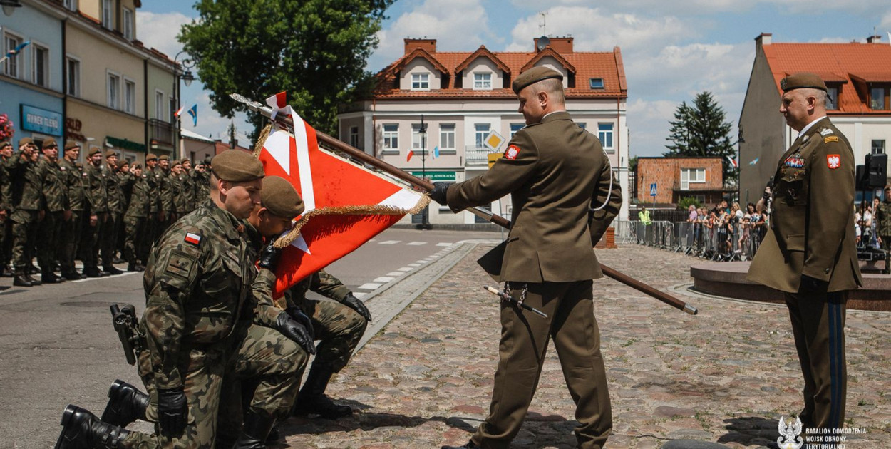 Szeregi Batalionu Dowodzenia WOT w Zegrzu zasiliło ponad 50 ochotników. Fot. BD WOT Zegrze