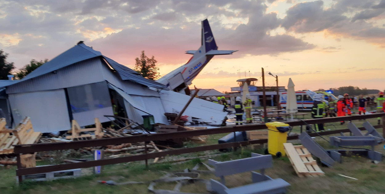 Tragedia w Chrcynnie. Fot. Komenda Wojewódzka Państwowej Straży Pożarnej w Warszawie
