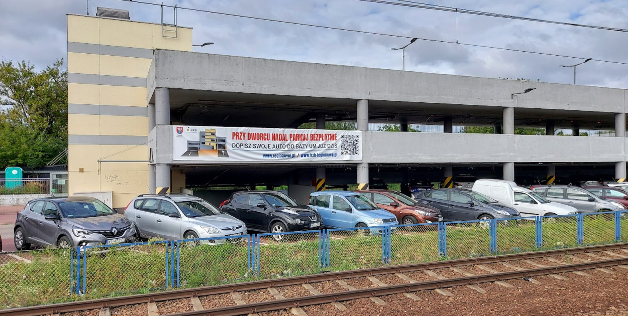 Parking wielopoziomowy przy ul. Kościuszki w Legionowie. Fot. arch. Legio24.pl
