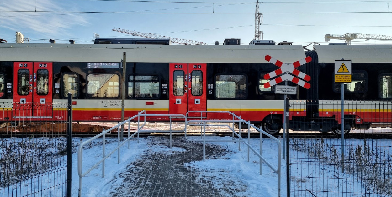  Potrącenie przy stacji Legionowo Piaski. Fot. Legio24.pl