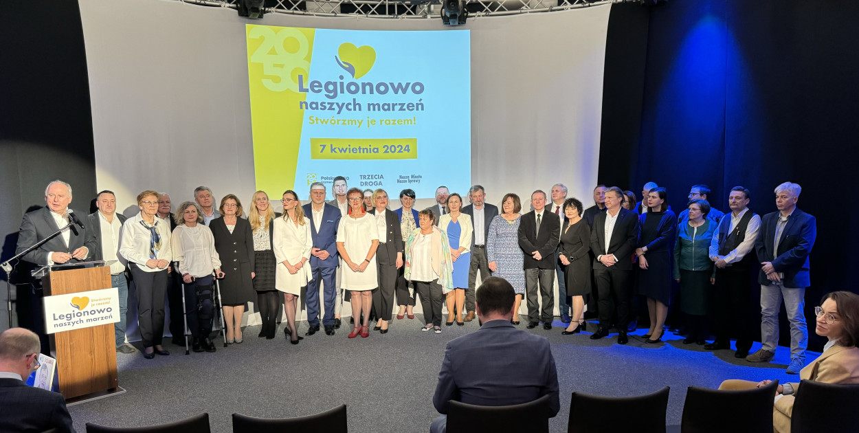 Trzecia Droga zainaugurowała swoją kampanię wyborczą w powiecie legionowskim, fot. KKW Trzecia Droga