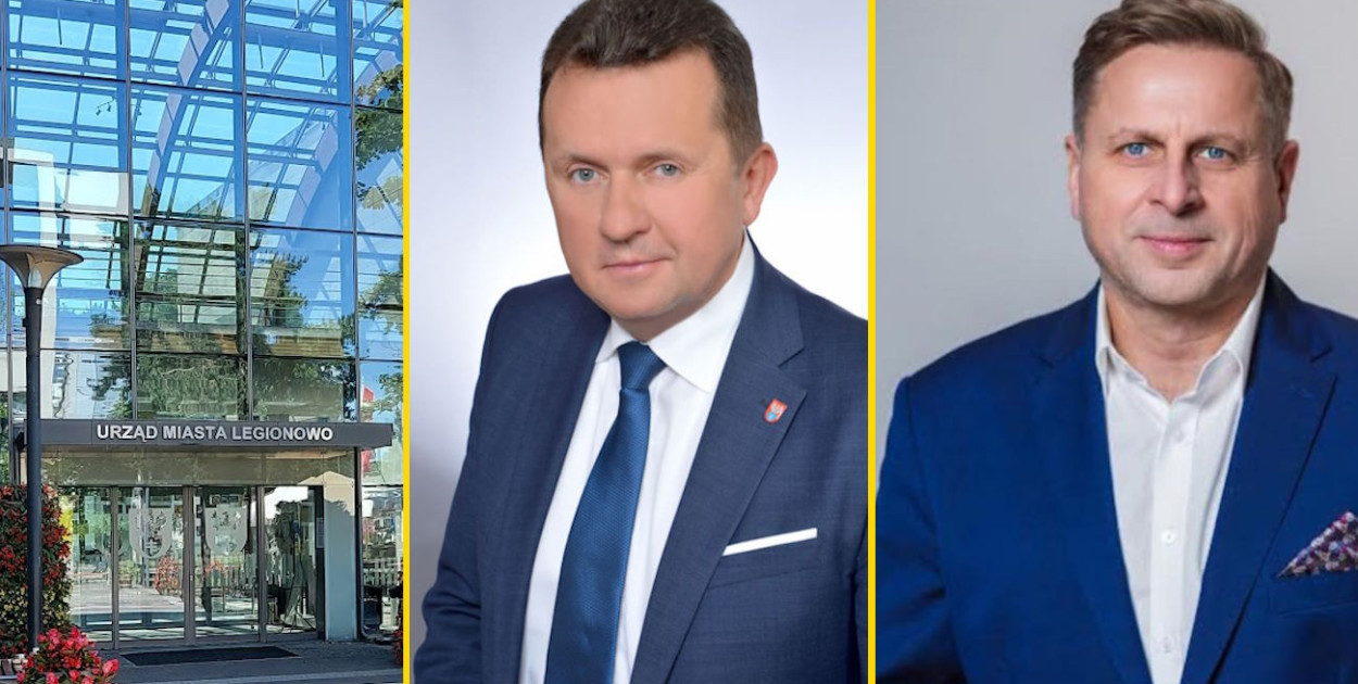 Od lewej: Roman Smogorzewski i Bogdan Kiełbasiński. Fot. mat. komitetów wyborczych