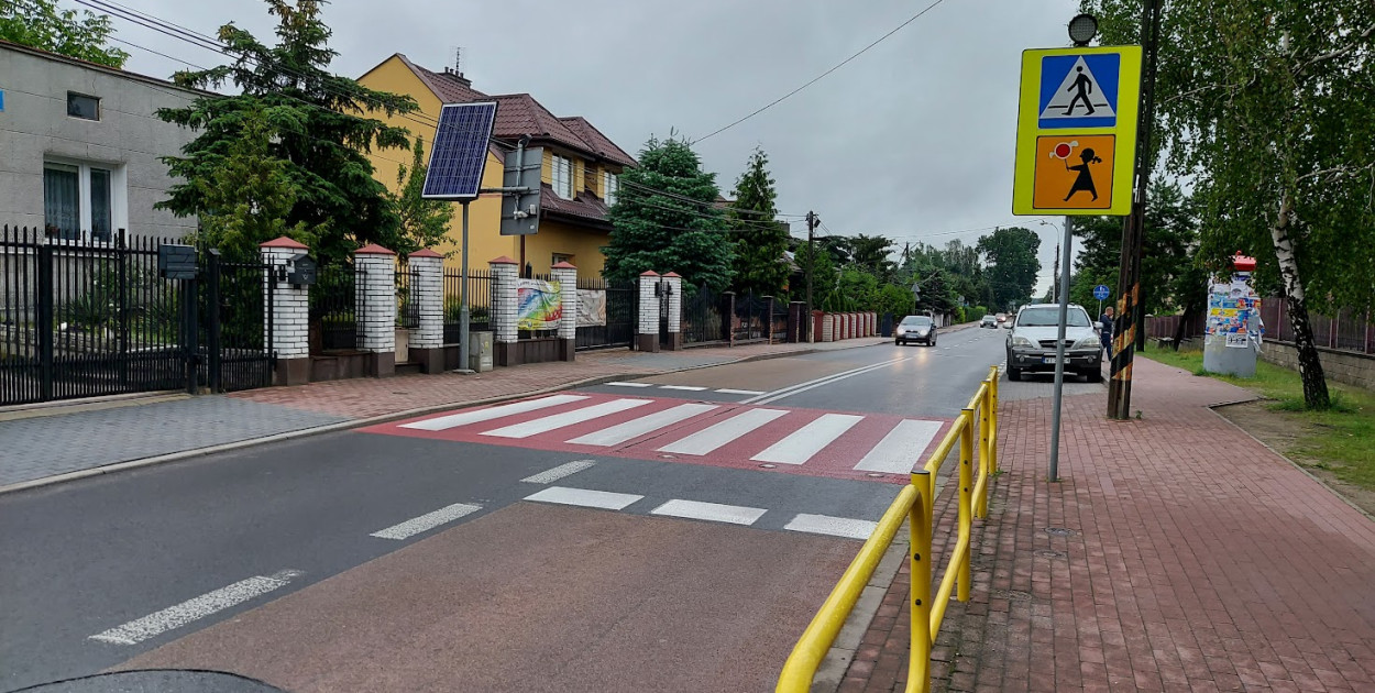 Przejście dla pieszych przy SP4 w Legionowie. Fot. arch. Legio24.pl