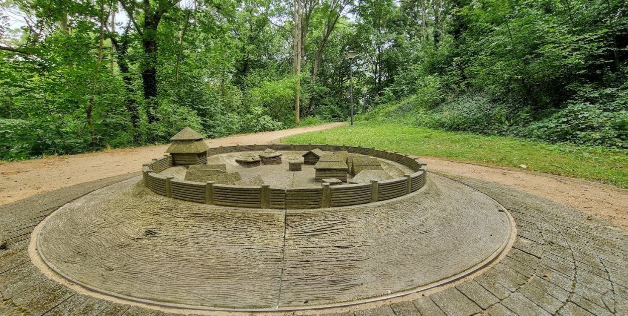 Makieta Grodziska Barbarka w Serocku. Fot. arch. Legio24.pl