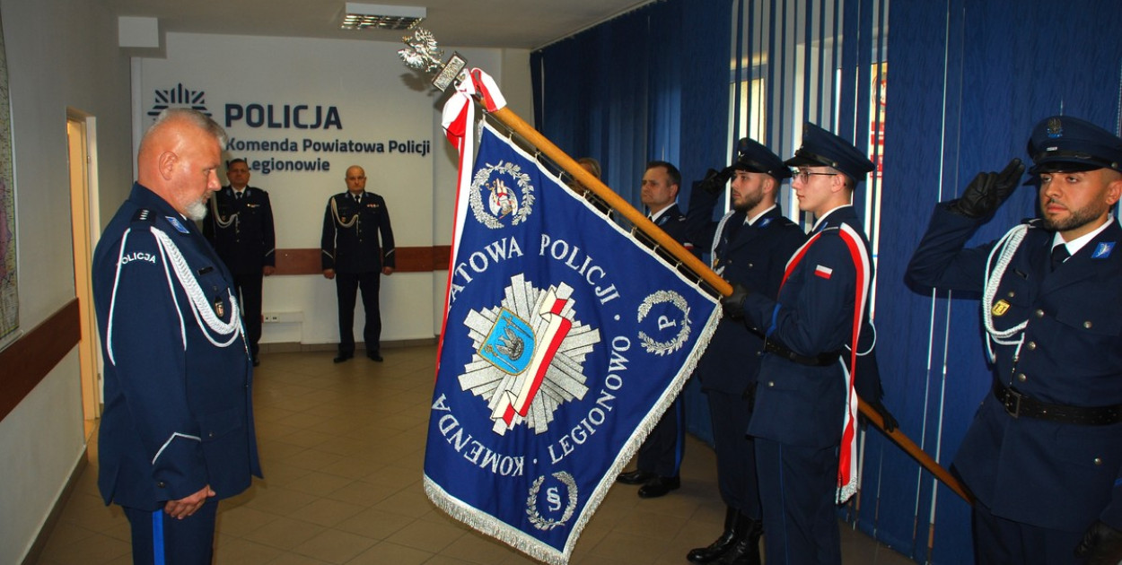 Nadkomisarz Zbigniew Pucelak został nowym Komendantem Powiatowym Policji w Legionowie.  Fot. KPP Legionowo