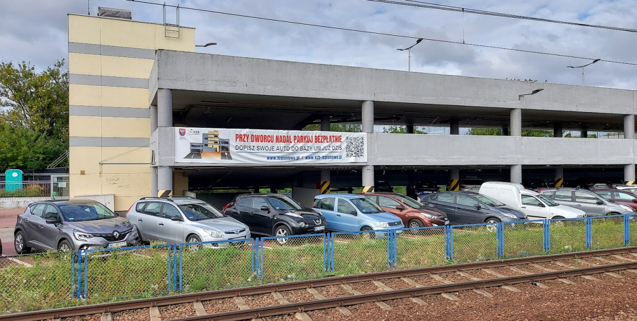 Parking wielopoziomowy przy ul. Kościuszki w Legionowie. Fot. arch. Legio24.pl