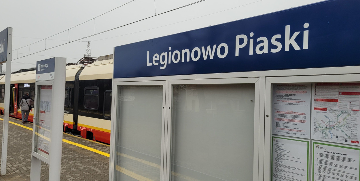 Stacja PKP Legionowo Piaski. Fot. Józef Dziedzic