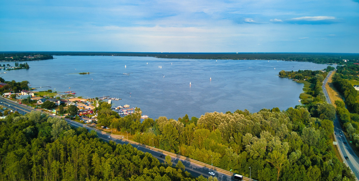 Widok na Jezioro Zegrzyńskie. Fot. UG Nieporęt