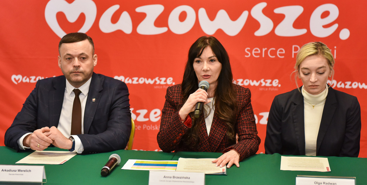 Jak podkreśla Anna Brzezińska, członkini zarządu województwa mazowieckiego, na inwestycje w regionie warszawskim wschodnim samorząd województwa przeznaczył ponad 266 mln zł. Fot. UMWM