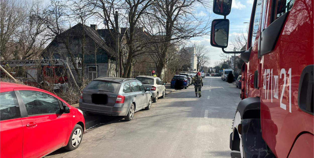 Pożar sadzy przy Kopernika w Legionowie. Fot. KP PSP Legionowo