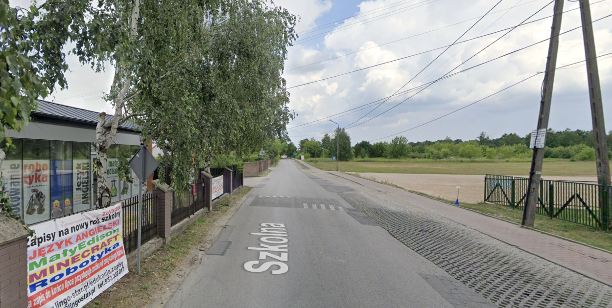 Ul. Szkolna w Józefowie, fot. Google Maps