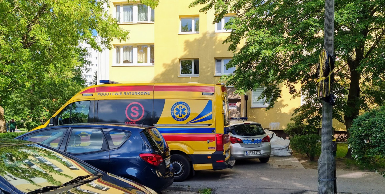  Zwłoki w mieszkaniu przy Królowej Jadwigi. Fot. Legio24.pl